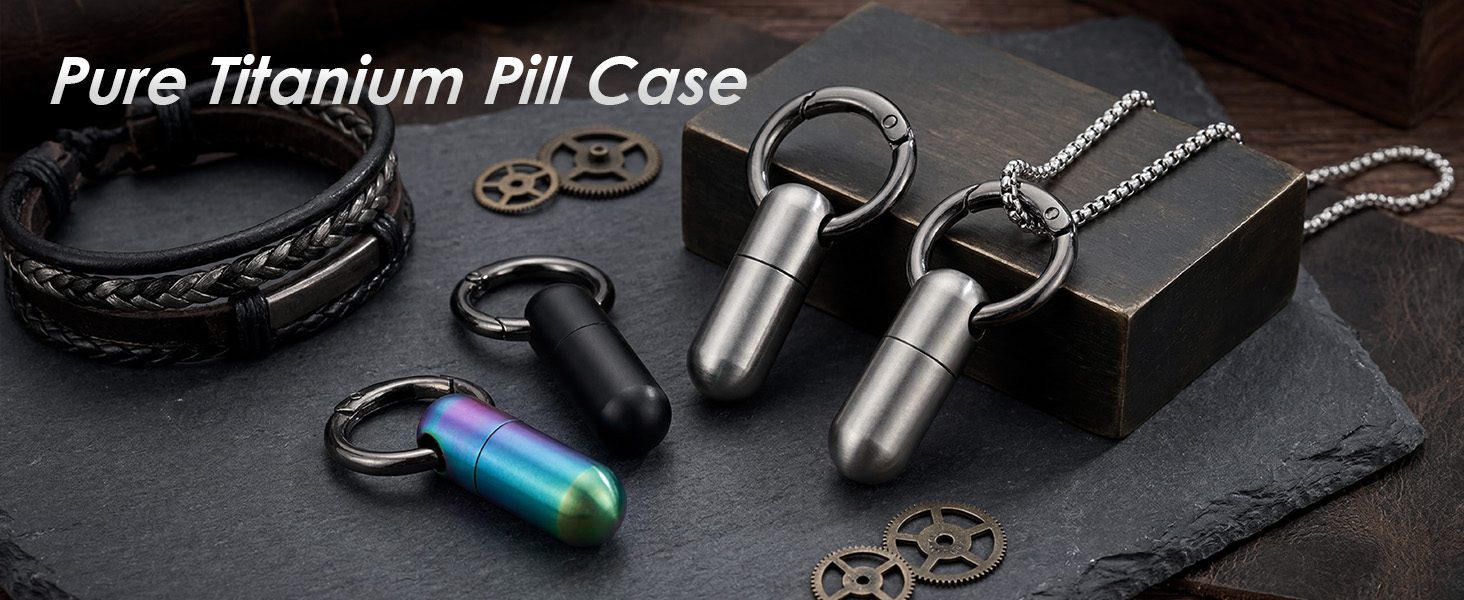 TC11 titanium pill case