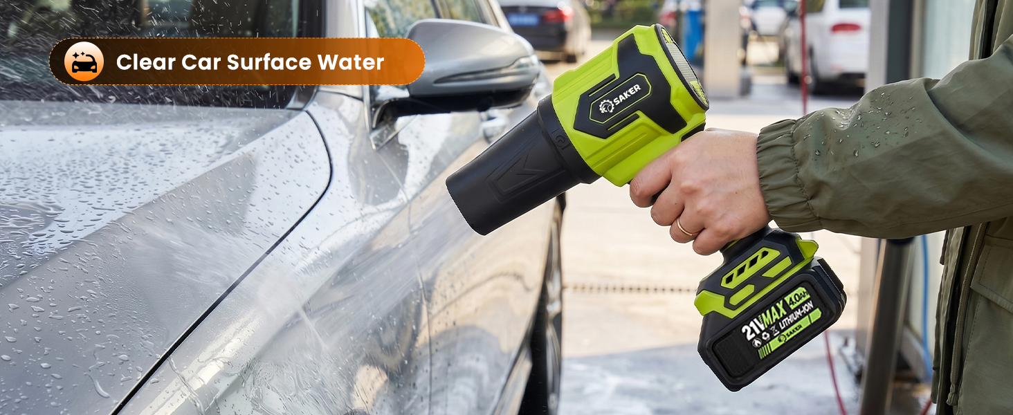 Leaf Blower for Car Drying