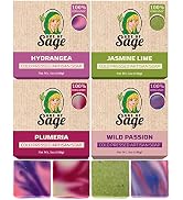 Age of Sage Moisturizing Cold Process Artisan Natural Bar Soap Gift Set w/Essential Oil for Women...