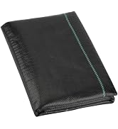 HOOPLE 3FT x 50FT Heavy-Duty Weed Barrier Fabric – Woven Landscape Fabric for Gardening, Weed Blo...