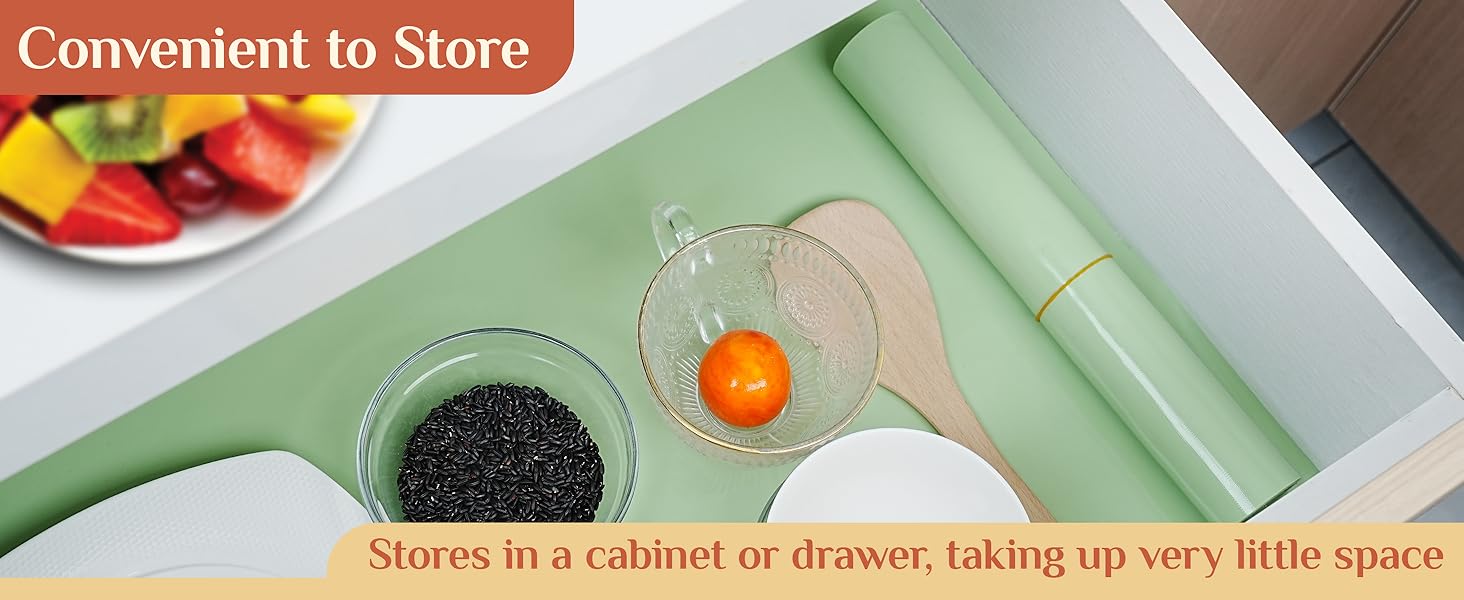 Stores in a cabinet or drawer, taking up very little space