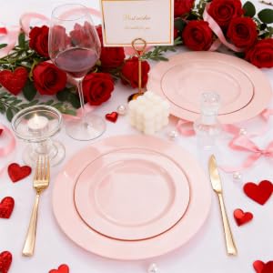 Pink Plates Valentine's