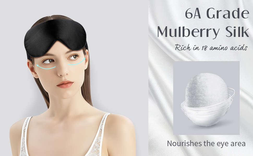 LULUSILK silk sleep mask for beauty sleep coz silk has that magic.