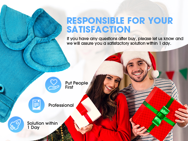 FluffyWarmth heating pad for neck and shoulders and back birthday gifts for women men mom dad