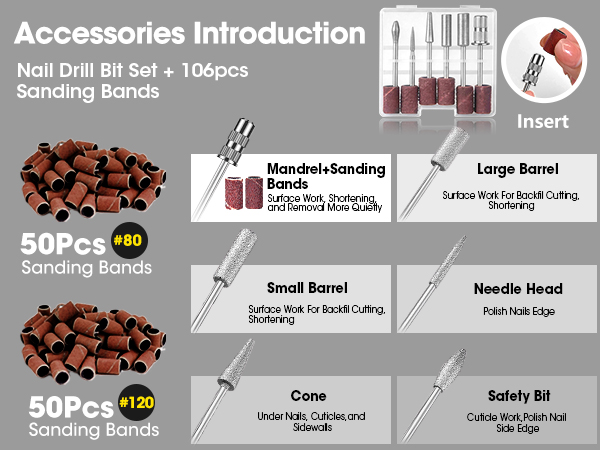 Acrylic Nail Drill Kit