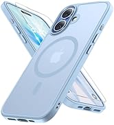 miracase Magnetic for iPhone 17 Case (Compatible with MagSafe) with Screen Protector Military-Gra...