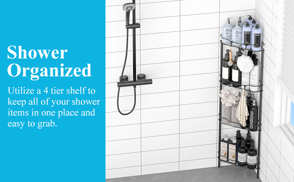 corner shower caddy