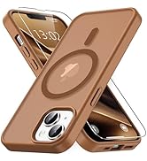 Vansdon for iPhone 13 Case & iPhone 14 Case, Compatible with MagSafe, Magnetic Translucent Matte ...