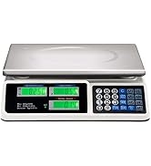 Safstar Electronic Computing Scale LCD Digital Commercial Food Meat Weighting Scale 66 Ib C...
