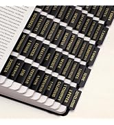 RETTACY Bible Tabs, for Women & Men, 66 Tabs for Old & New Testament, Additional 18 Tabs for Apoc...