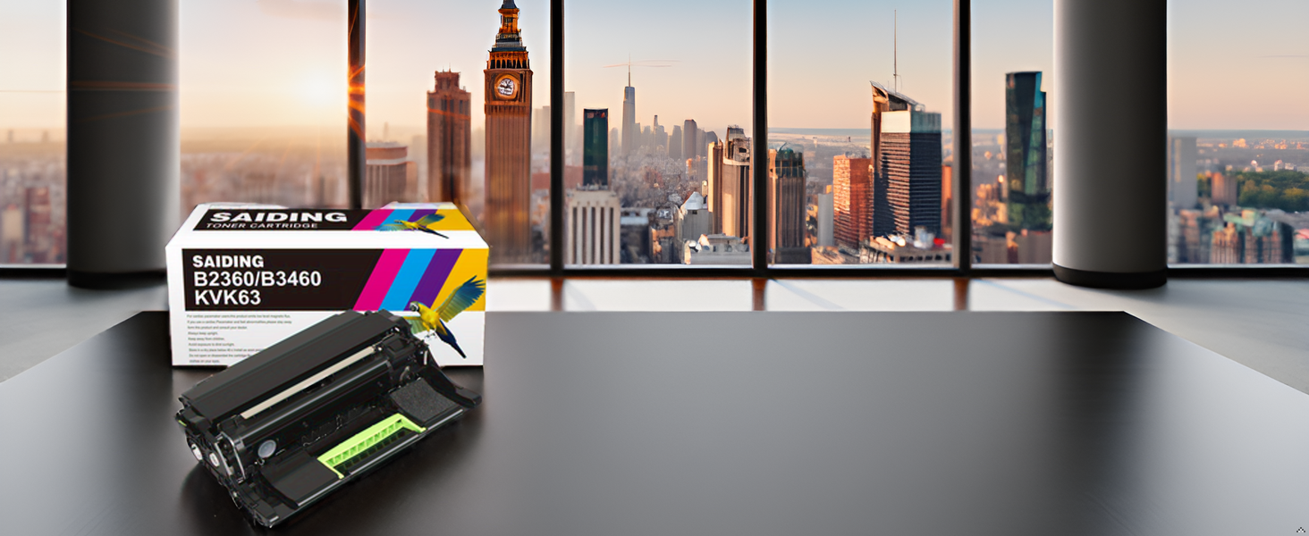 A modern office desk with a sleek laptop and a potted plant, showcasing the product in a professiona