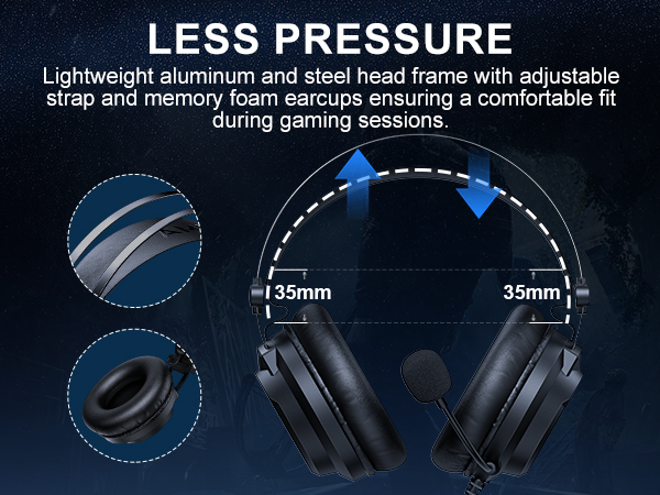 Less pressure