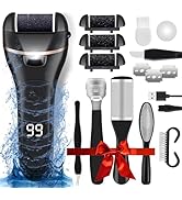 LAVAED Electric Callus Remover for Feet - Foot Grinder for Dead Skin, Scrubber Kit, File - Rechar...