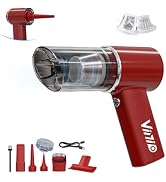 Vinid 8000mAh Cordless Car Vacuum Cleaner, 80W High Power Handheld Vacuum with Strong Suction, Po...