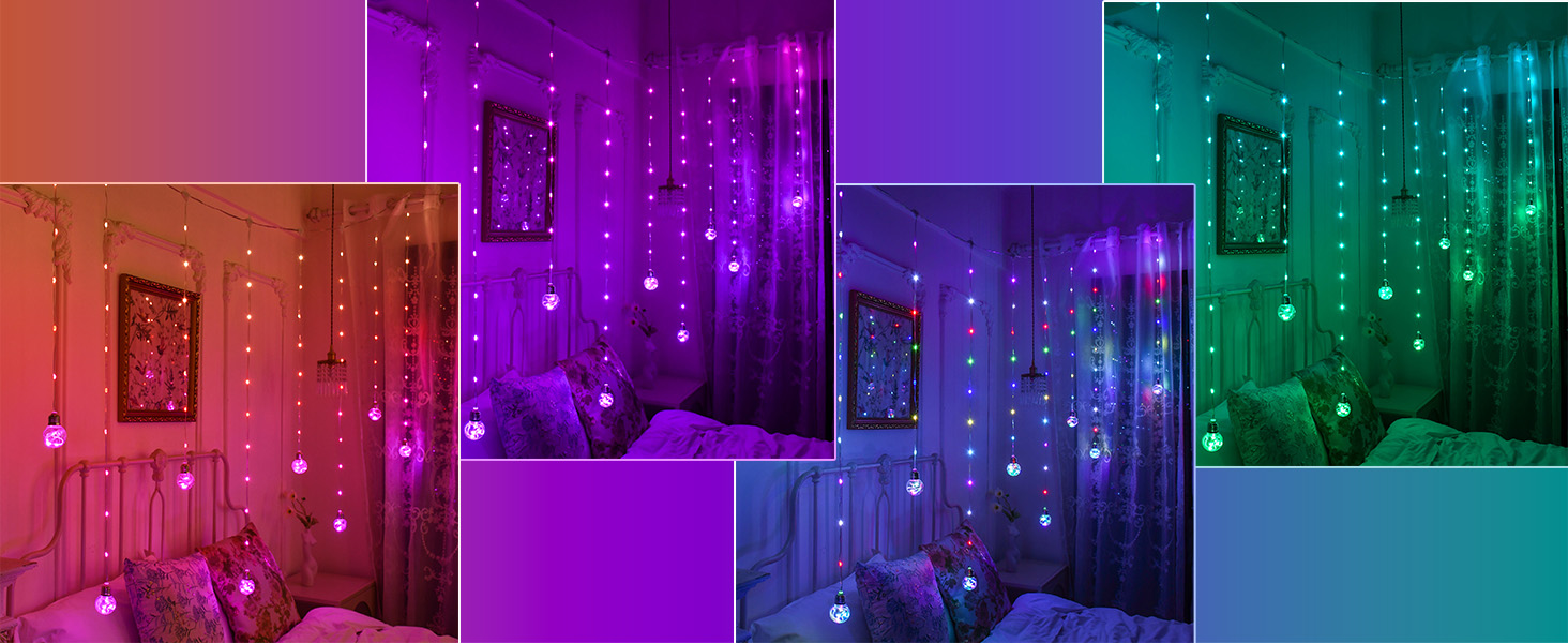 curtain lights for bedroom