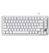 ATTACK SHARK X85Pro Wireless Mechanical Gaming Keyboard with TFT Screen & Knob Hot-Swappable BT5....