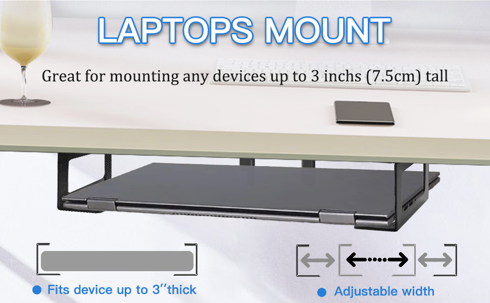 Under Desk Shelf Bracket