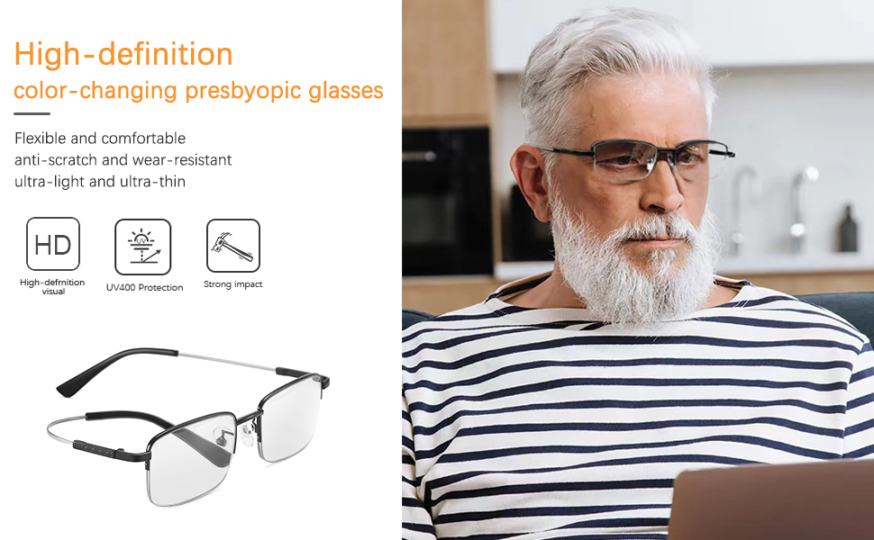 Why Choose Photochromic Progressive Multifocal Reading Glasses?