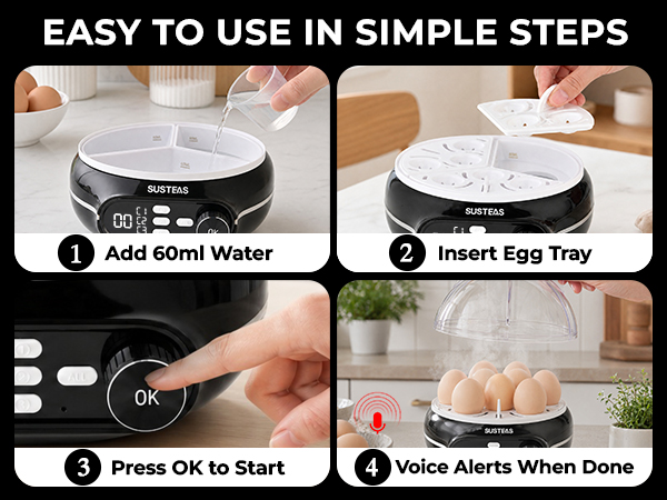 egg steamer for hard boiled eggs