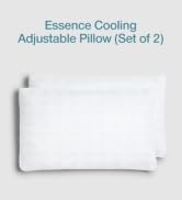 Coop Home Goods Essence Cooling Down Alternative Pillows Set of 2, Queen Size Adjustable Cooling ...