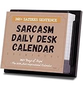 2026 Desk Calendar - Sarcastic Calendar 2026, Jan.2026 - Dec.2026, 4.85" X 5.85", Daily Desk Cale...