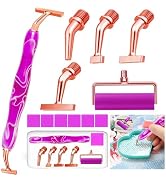 Diamond Art Pens Tools Diamond Painting Accessories Kits with Screw Metal Tip Roller Diamond Pain...