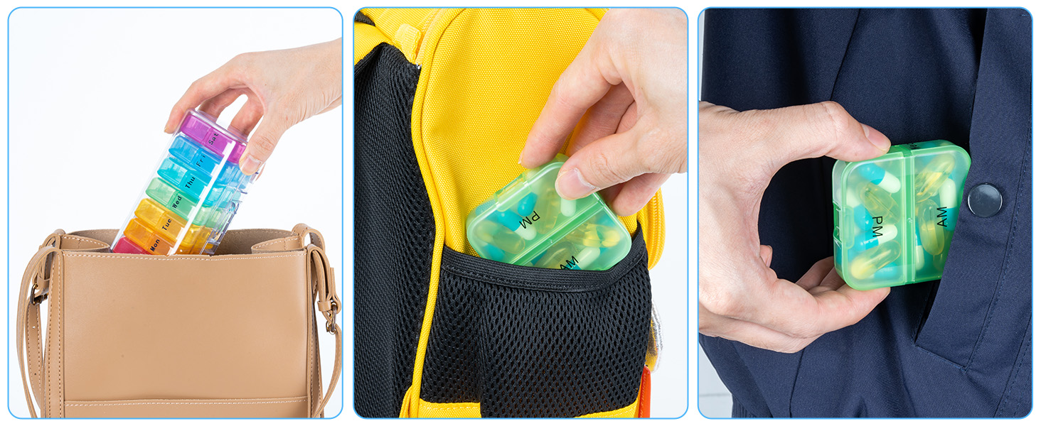 twice a day pill organizer