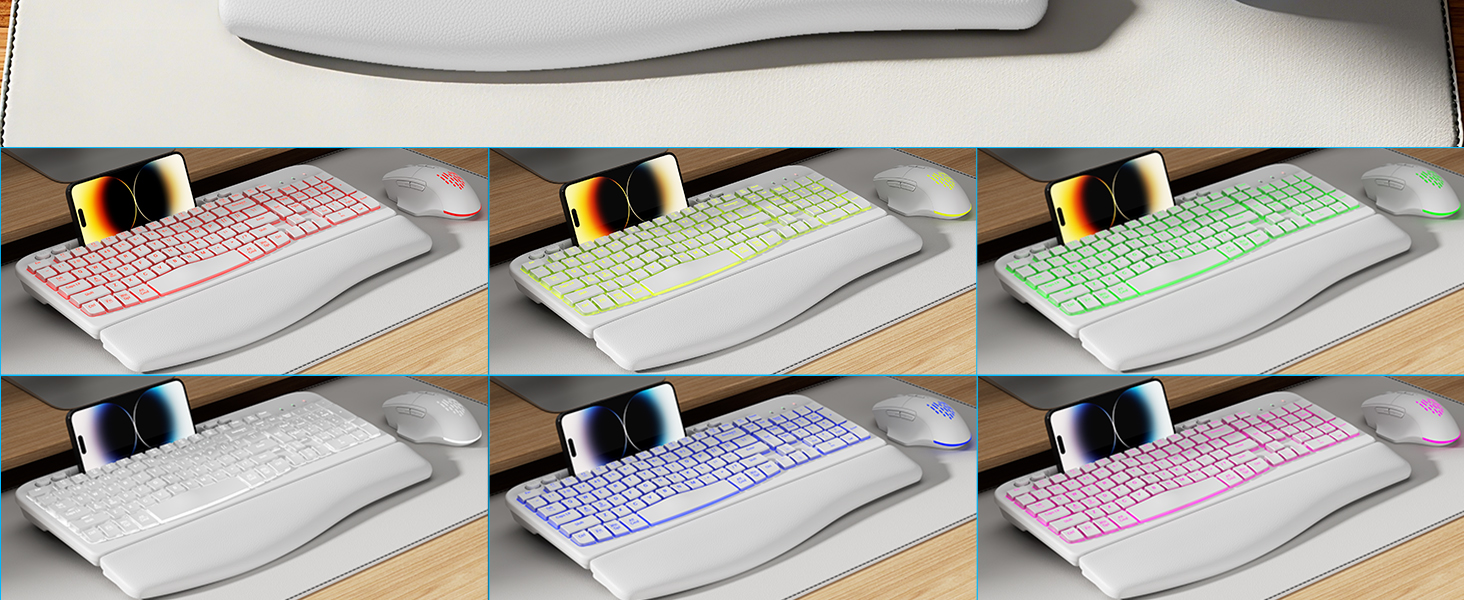 7 color backlit with rgb mouse