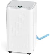 NEWBULIG 30Pints Dehumidifier with Drain Hose, 2000 Sq.Ft Dehumidifiers for Basement, 2L Tank, Lo...