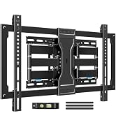 MOUNTUP Ultra Slim TV Wall Mount for Most 37-90 inch TVs, 1.1" Thin Low Profile Full Motion TV Mo...