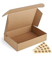 Eupako 9x6x2 Shipping Boxes Small Corrugated Cardboard Box - 25 Pack Brown Mailing Boxes for Pack...
