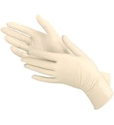 Latex Gloves Large Rubber Disposable Food Preparation Non Medical Cooking Kitchen and Household C...