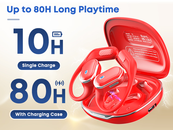 Up to 80H Long Playtime