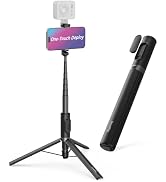 SmallRig ST30 One-Touch Deploy Selfie Stick Tripod, 57.9" Automatic Tripod Stand with Remote and ...