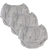 Adult Vinyl Water Pants Extra Waterproof Doof Pull-On-COVER Incontinence ...