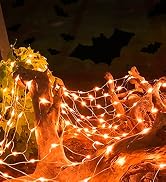 Orange Net Lights