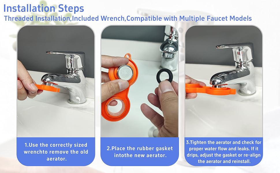 areator installation steps