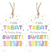 Easter Gift Tags with String, Easter Bunny Name Gift Tags 50 Pcs Happy Easter Tags Easter Design ...