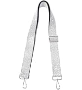 Frinnovan Rhinestone Purse Strap Wide Adjustable Bling Crystal Crossbody Handbag Shoulder Bag Str...
