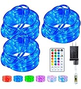 Color Changing Rope Lights Outdoor - 99ft 300 LED Outdoor String Lights with Remote, 18 Colors Co...