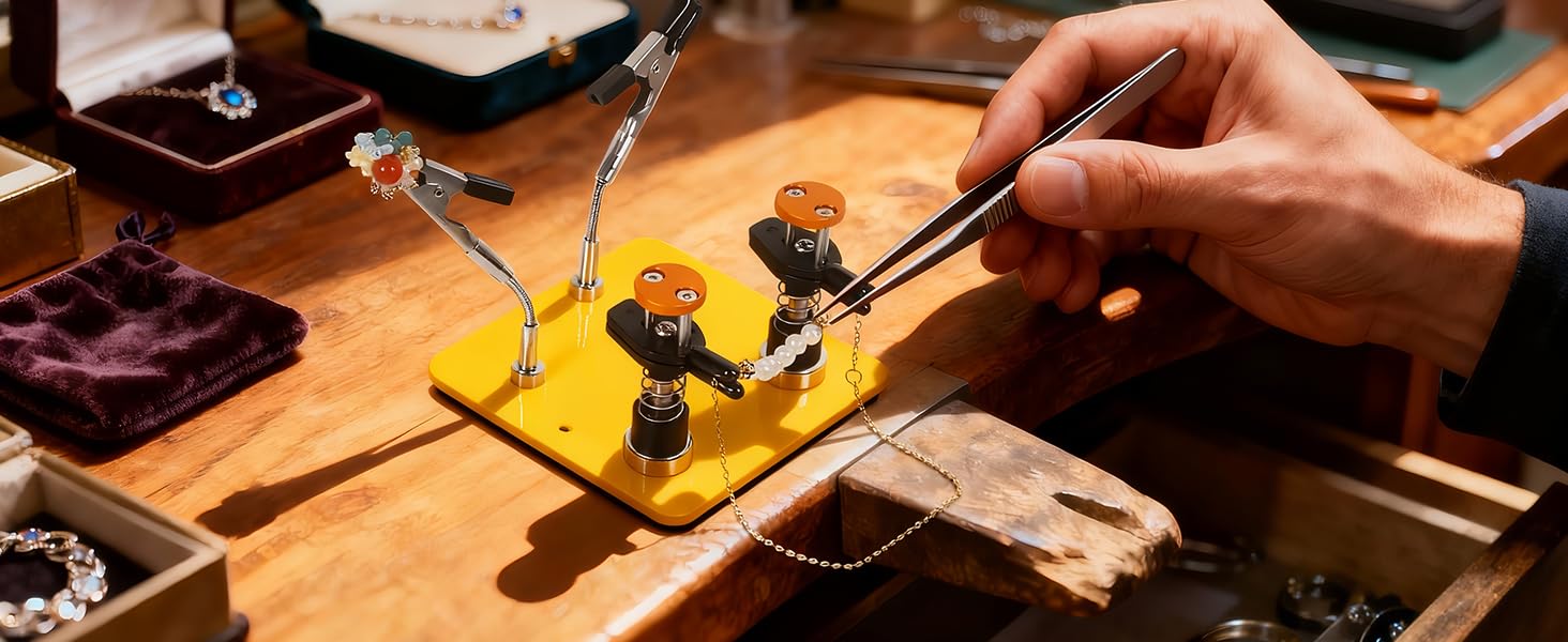 clamps holder for jewelry making