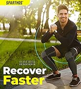 Sparthos Leg Compression Sleeves - Aid in Recovery and Support Active Lifestyle - Innovative Brea...