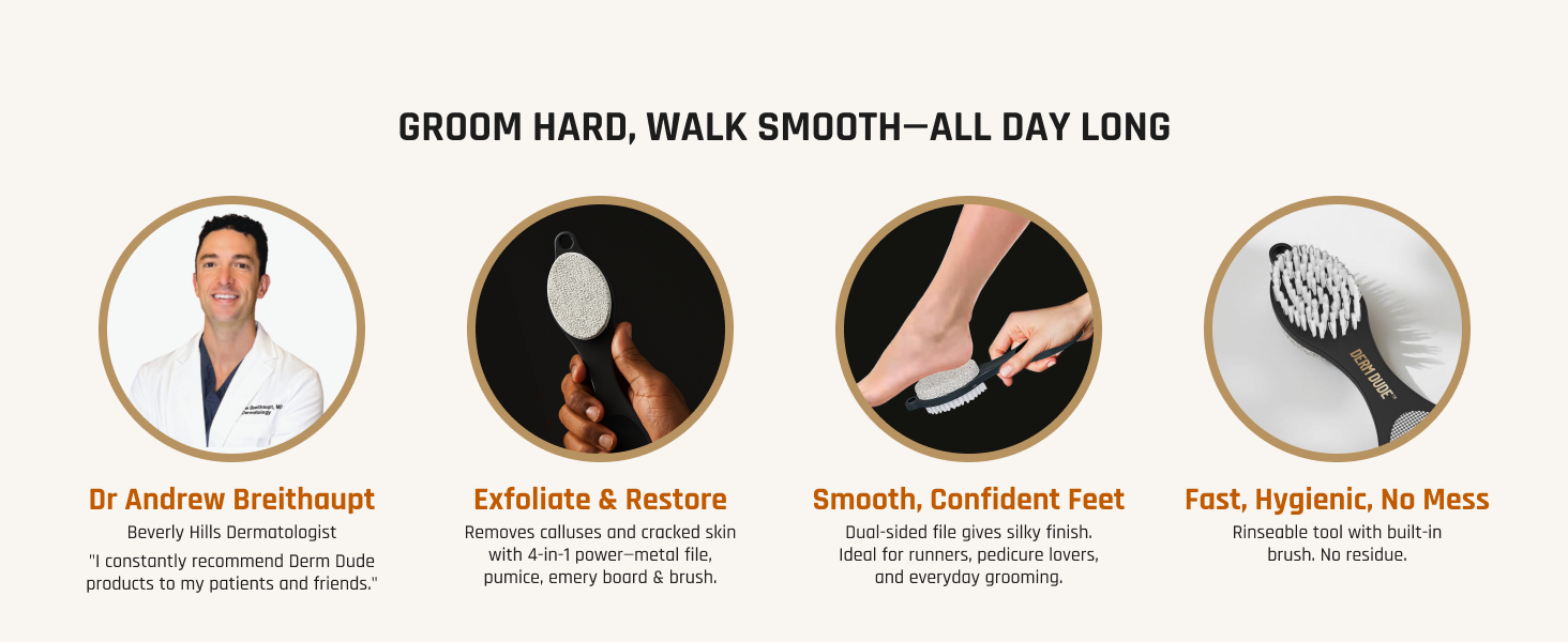file Cracked heel softener and exfoliator Professional spa foot care a home Remove calluses and dead