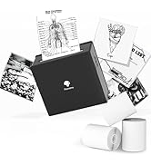 Phomemo Mini Note Printer- M02 Pocket Thermal Bluetooth Mini Mobile Printer with 3 Rolls Paper, f...