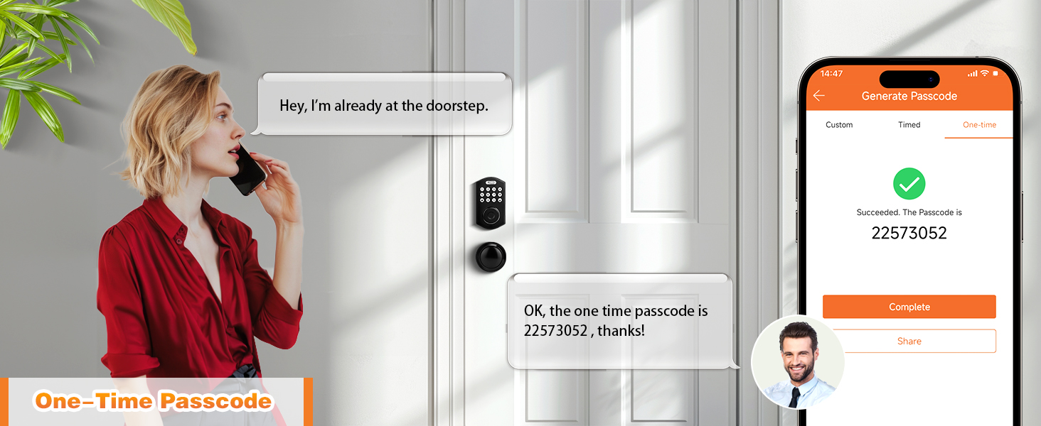 smart deadbolt with knob black