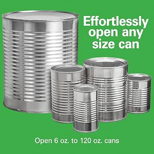 can opener adjustable size opens all cans
