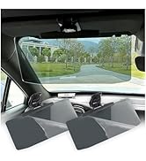2Pcs HD Visor Sunshade Extender for Car,72.5% Strong-Light Blocking Rate - Anti-Glare Car Visor P...