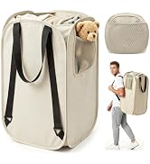 House Again Laundry Backpack, 76L Heavy Duty Laundry Bag Backpack for College Dorm & Travel, 210D...