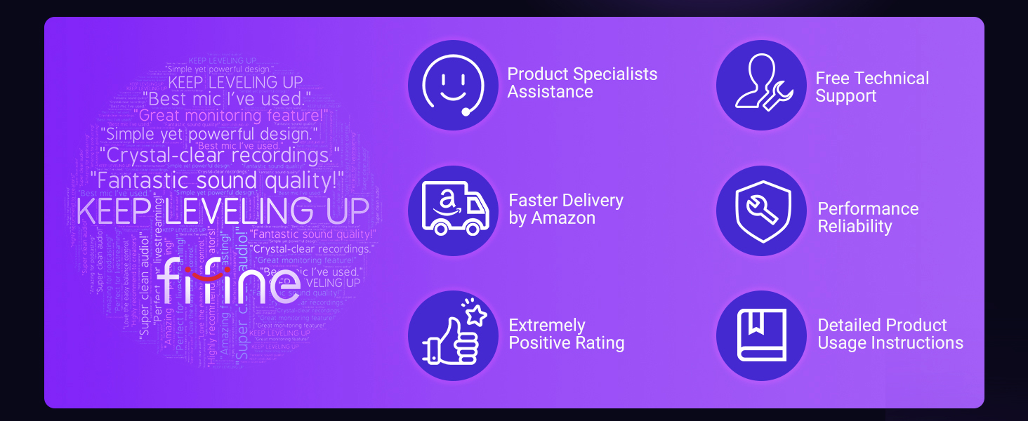 fifine Metal Mic Stand