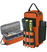 LAKE OF FIRE 12.6" Small Tool Bag Pouch for Men with Multiple Pockets, Waterproof Heavy Duty Tool...